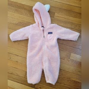 Patagonia Soft Pink Kids One Piece Footie